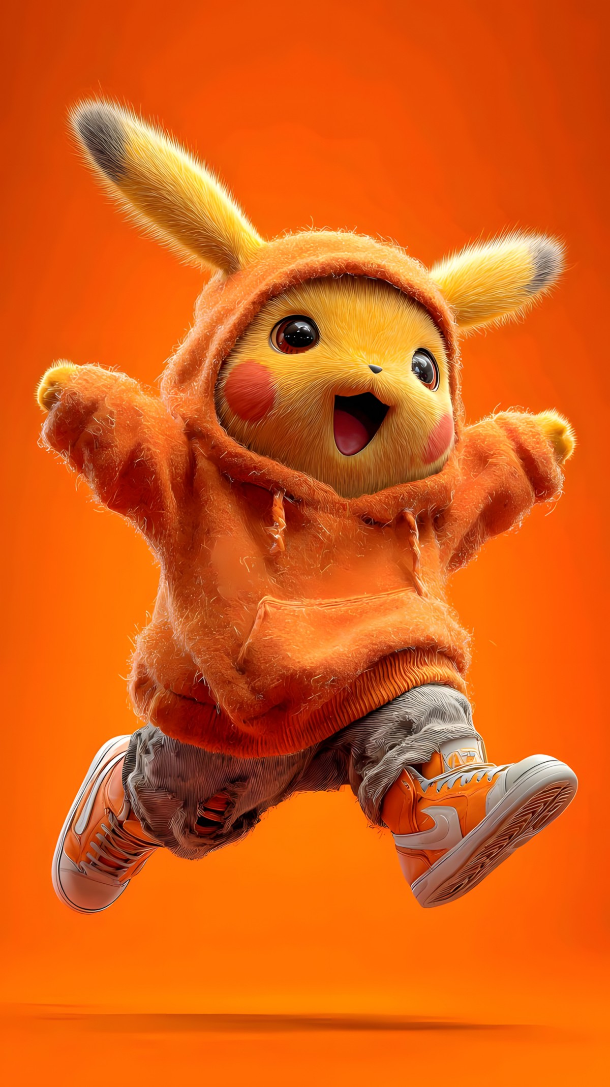 4K壁纸|元气皮卡，拥抱整个世界-觅屏壁纸